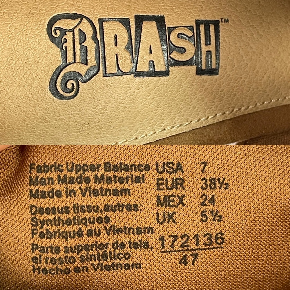 Brash brown faux suede like, buckle, open toe, platform, high heels size 7 - Picture 11 of 17